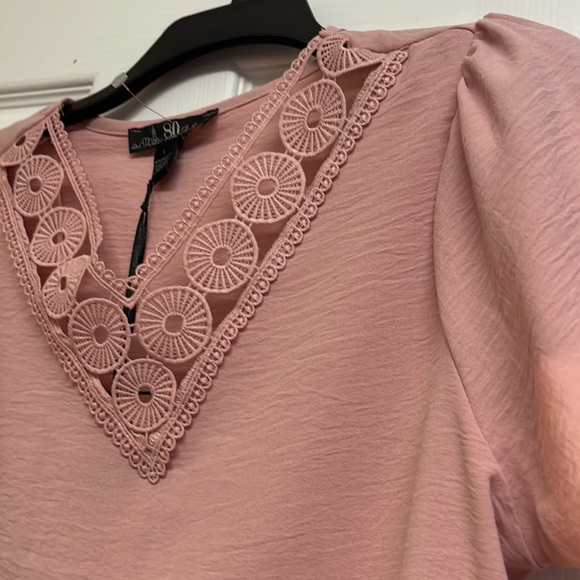 80 Park Felicity top with lace neckline - Picture 4 of 5